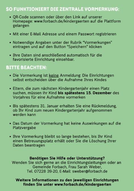 Quelle: Gemeinde Forbach